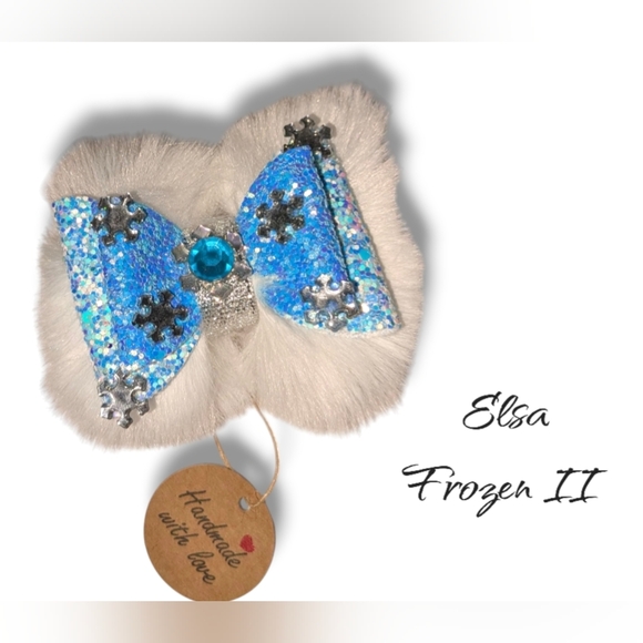 Frozen Inspired Hairbows Set (5pc) - Picture 3 of 5